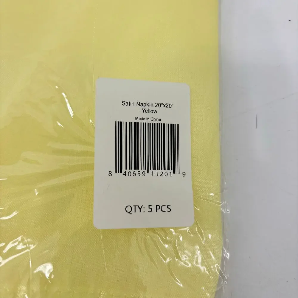 20 Satin Napkins 20